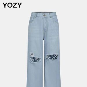 Light Blue Flare & Wide Leg Jeans